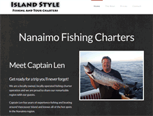 Tablet Screenshot of nanaimofishingcharters.com